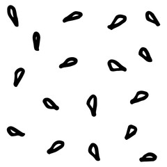 Abstract seamless hipster pattern. Hand drawn vector