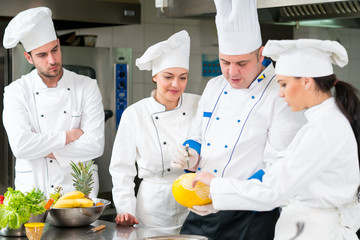 Chefs in the kitchen