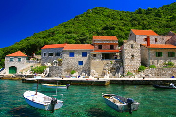 Lucica village on Island Lastovo, Croatia