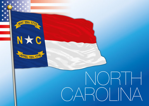 North Carolina federal state flag, United States