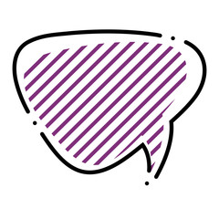 Speech bubble design