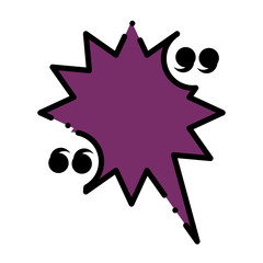 Speech bubble design