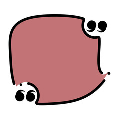 Speech bubble design