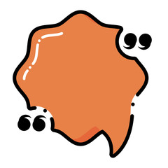 Speech bubble design