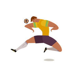 Fototapeta na wymiar Soccer players. Football. Flat vector illustration. Design element.
