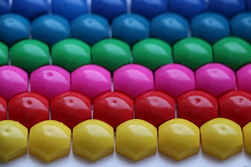 children's mosaic..background of multi-colored children's mosaic. colored stripes of plastic details of children's mosaic