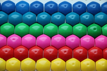 children's mosaic..background of multi-colored children's mosaic. colored stripes of plastic details of children's mosaic