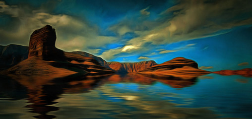 Desert Water Landscape
