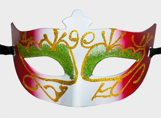 Carnival mask, isolated background
