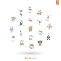 Christmas and Winter Icons Collection