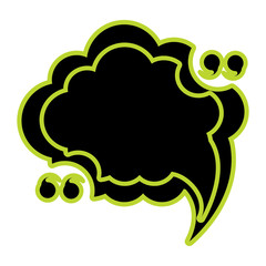 Speech bubble design