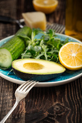 Ingredients for the preparation of lettuce