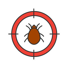 Mite target color icon