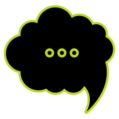 Speech bubble design