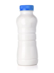 milk bottle isolated