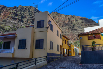 spain gomera island agulo village