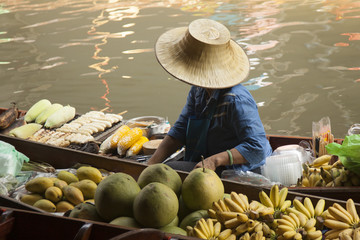 floating market in thailand