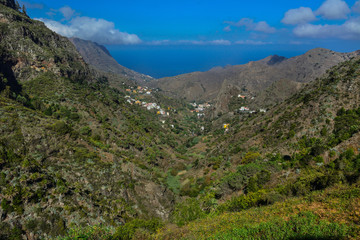 Spain Gomera island Barranco de Monteforte Hermigua
