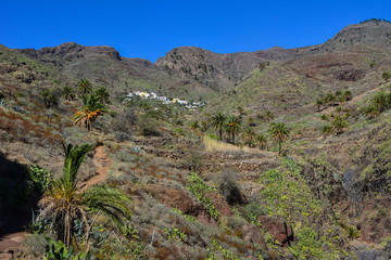 Spain Gomera island Imada village