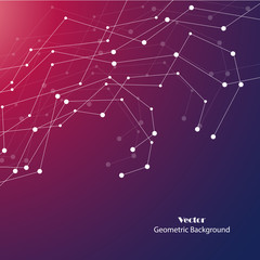 Vector geometric background