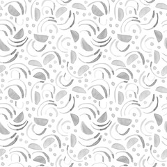 Fototapeta premium Hand painted hemicycle semicircle pattern. Abstract watercolor texture shapes.