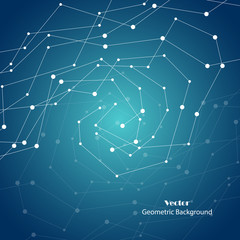 Vector geometric background