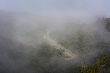 Spain Gomera island road