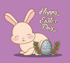 Happy easter day design