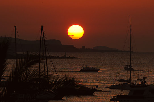 Sunset in Ibiza 