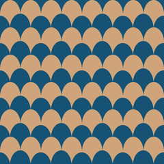 The square pattern with scale ornament