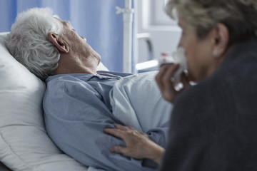 Dead elderly man