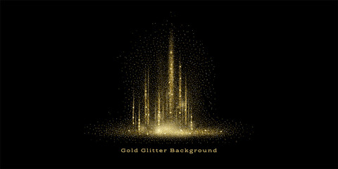 Gold Glitter Background - 192968943