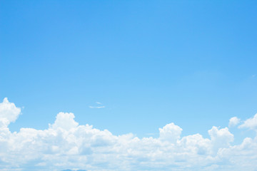 Clouds and blue sky Abstract background.
