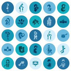 Happy Mothers Day Icons