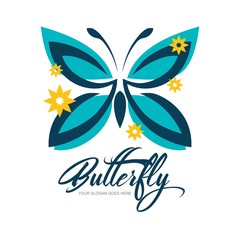 Butterfly logo template