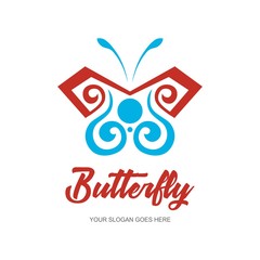 Butterfly logo template