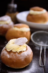 Semla swedish cream bun