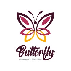 Butterfly logo template