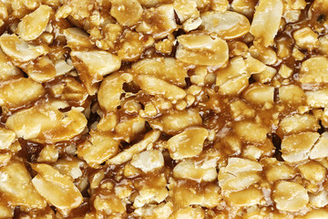 kozinaki peanut close-up