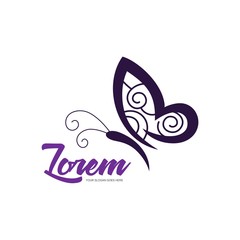 Butterfly logo template