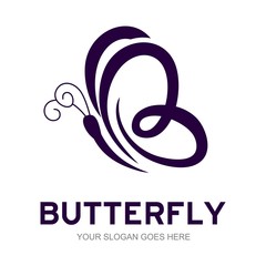 Butterfly logo template