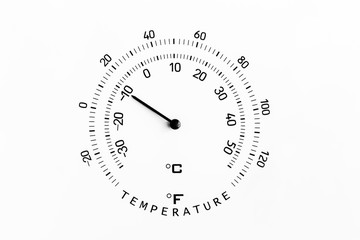 minus ten degrees Celsius