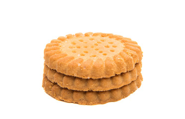 butter biscuits isolated