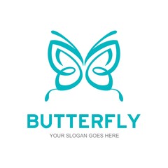 Butterfly logo template