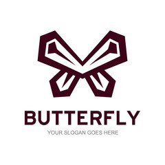 Butterfly logo template