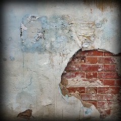 Old Yellow Brown Wall With Graffiti Art Frame Background Texture