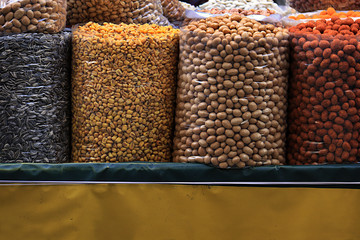 Bags of Roasted Nuts