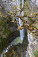 Fototapeta na wymiar Gujuli Waterfall, Basque Country, Spain