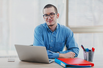Man with laptop