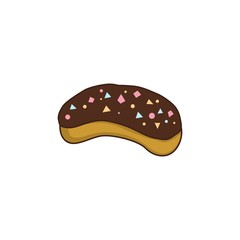 Cake illustration. Sweet cake icon
